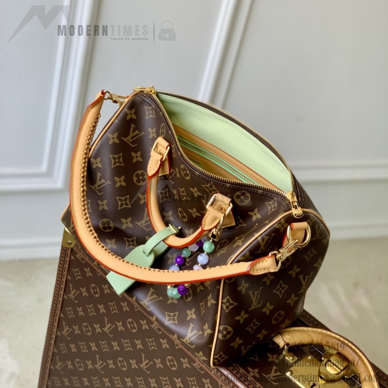 Louis Vuitton - Speedy Soft 30 Lucky Bag M15107 Monogram Canvas with VVN Leather Trim