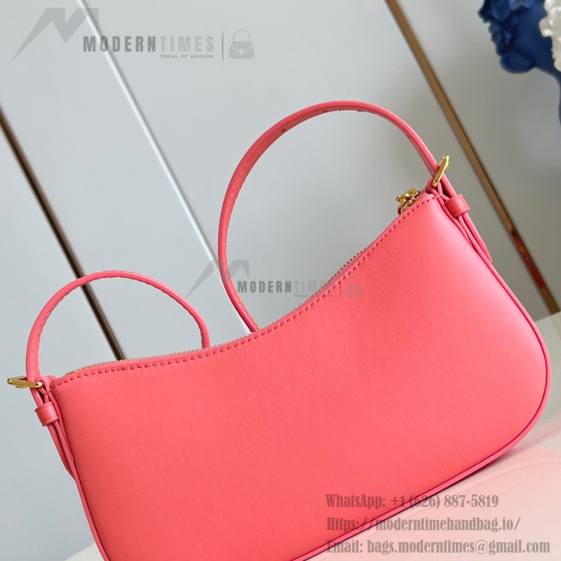 Louis Vuitton Pochette LV Bloom Apricot Rose Red Black – M25784 / M25525