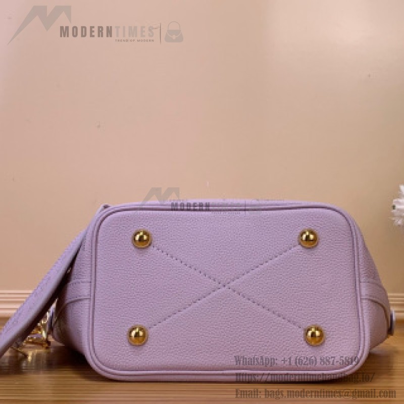 Louis Vuitton Blossom Small Handbag M14395 Purple Perforated Leather Replica