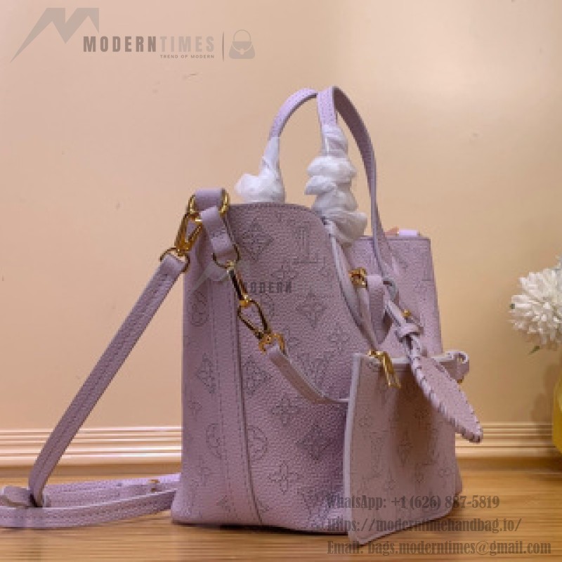 Louis Vuitton Blossom Small Handbag M14395 Purple Perforated Leather Replica