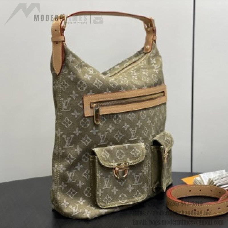 Louis Vuitton Vintage Denim Handbag Collection – Green, Pink, Blue