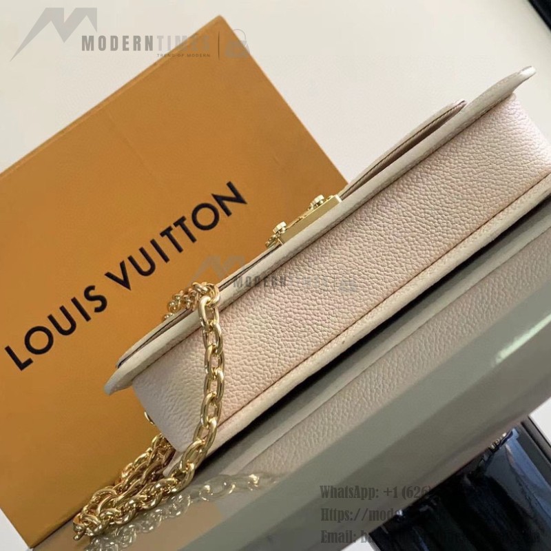 Louis Vuitton Wallet On Chain Métis M82637 Black / M82836 Ivory White Handbag