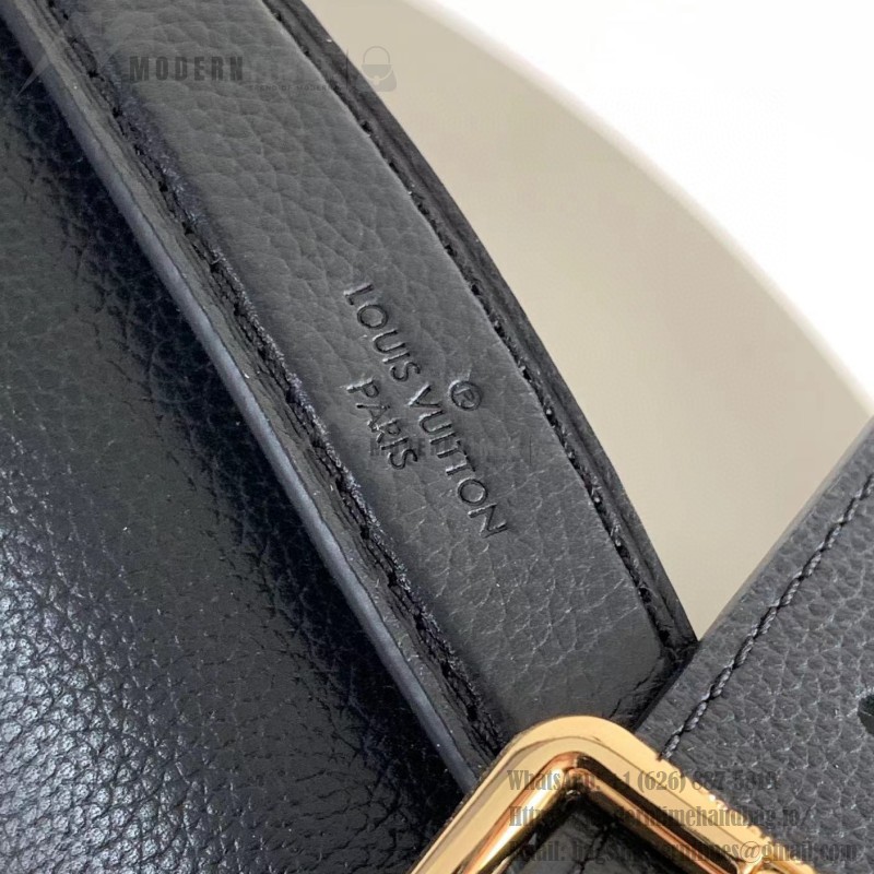 Louis Vuitton Oxford Handbag M22735/M22792 black grey brown soft grained leather gold hardware