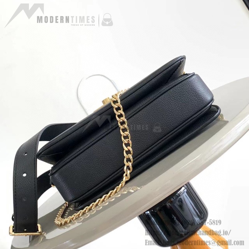 Louis Vuitton Oxford Handbag M22735/M22792 black grey brown soft grained leather gold hardware