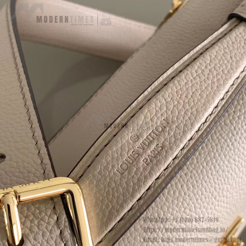 Louis Vuitton Oxford Handbag M22735/M22792 black grey brown soft grained leather gold hardware