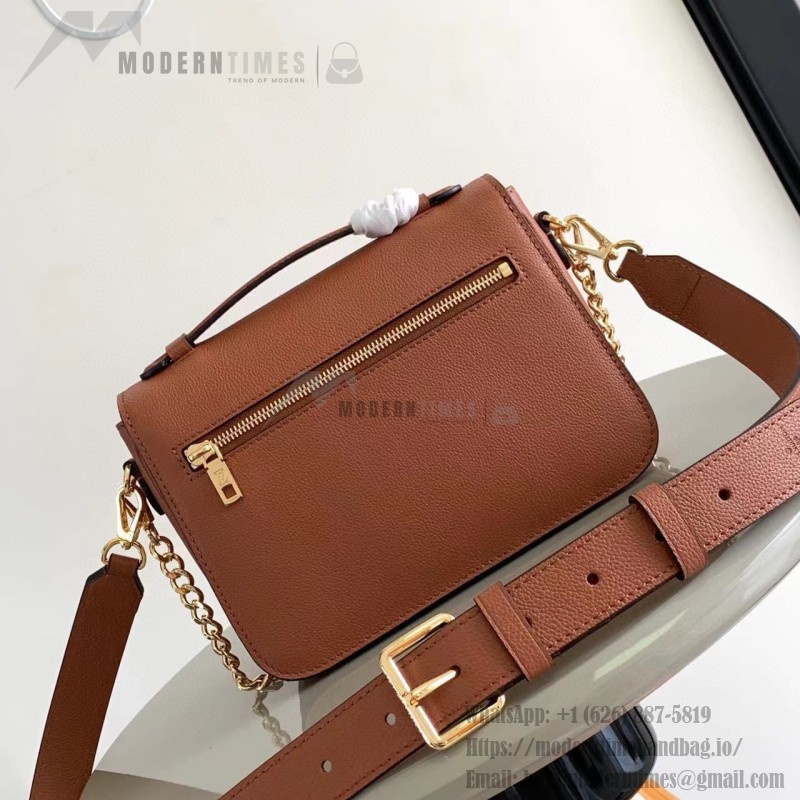 Louis Vuitton Oxford Handbag M22735/M22792 black grey brown soft grained leather gold hardware