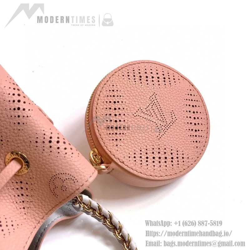 Louis Vuitton Bella Handbag M13840 – Milkshake Pink Perforated Calfskin