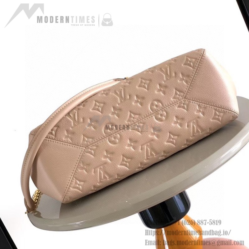 Louis Vuitton Anytime Small Monogram Empreinte Leather Handbag M14414 Black / M14658 Milkshake Pink