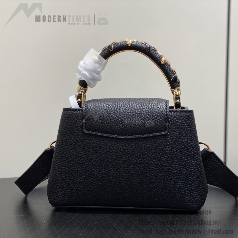 Louis Vuitton Capucines Mini M14976 Black Clover Leather Na Ying Edition