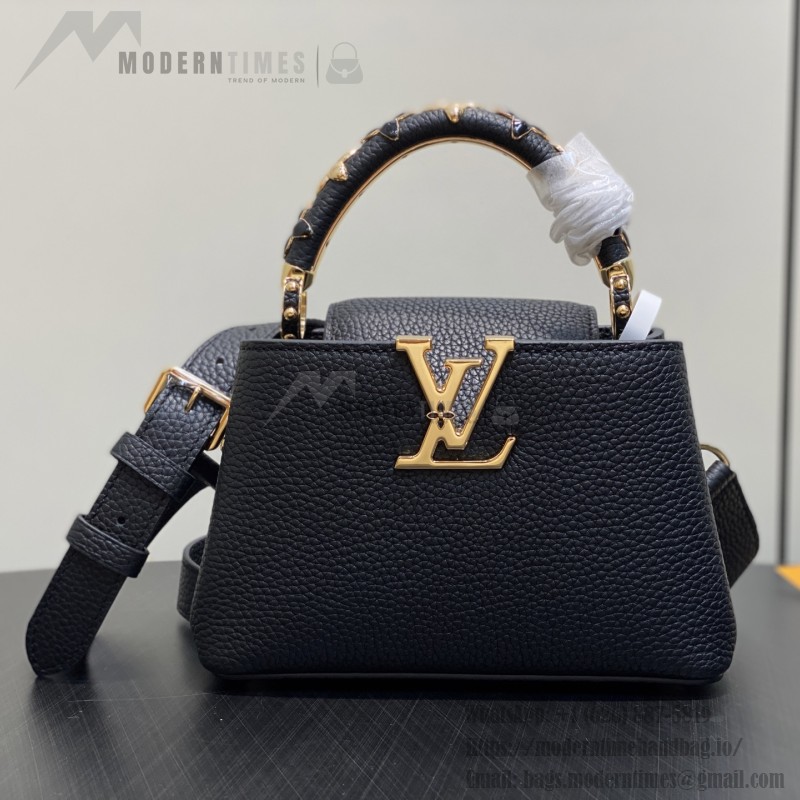 Louis Vuitton Capucines Mini M14976 Black Clover Leather Na Ying Edition
