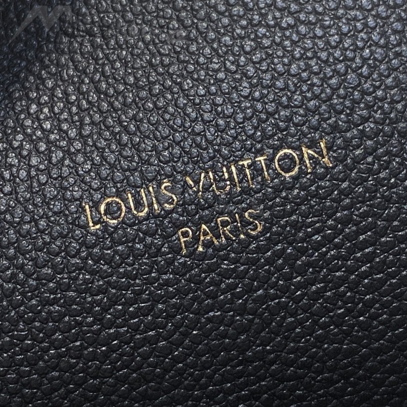 Louis Vuitton Express Small Handbag M26039 Black and M26360 Elephant Grey Leather Pillow Bag