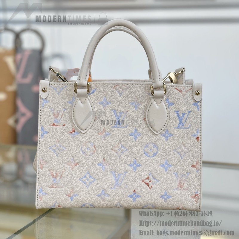 Louis Vuitton ONTHEGO Small Handbag M25770 Premium MB Chip Original Leather