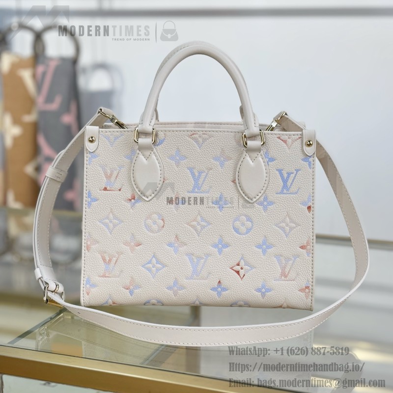 Louis Vuitton ONTHEGO Small Handbag M25770 Premium MB Chip Original Leather