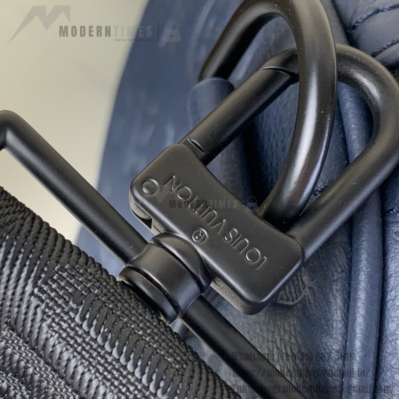 Louis Vuitton Keepall Bandoulière 50 M14840 Striped Monogram Shadow Leather