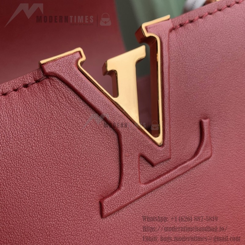 Louis Vuitton Capucines Souple Large Handbag M24607 in Smooth Calf Leather
