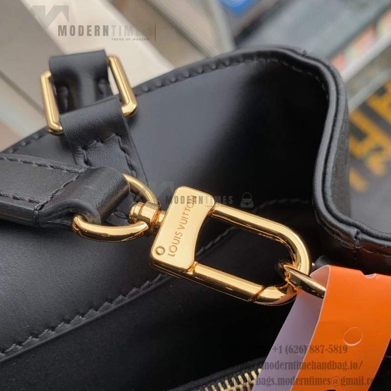 Louis Vuitton City Avenue PM Tote Bag M25577 Black and M15231 Beige Replica