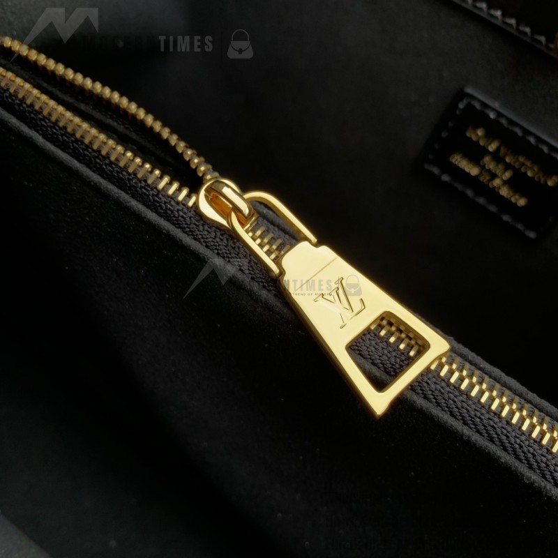 Louis Vuitton City Avenue PM Tote Bag M25577 Black and M15231 Beige Replica