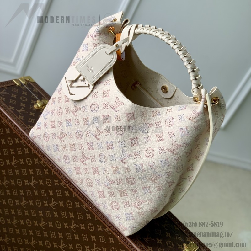 Louis Vuitton Carmel Handbag M25894 Dreamy Collection Mahina Leather