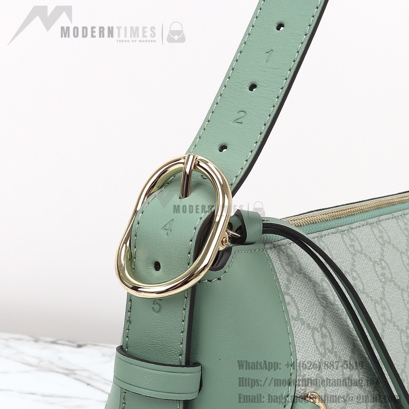 Gucci 815218 Pink Rubber Shoulder Bag / Gucci 815216 Green Rubber Handbag