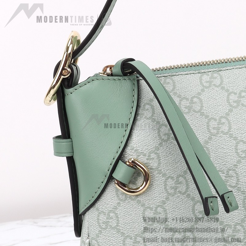 Gucci 815218 Pink Rubber Shoulder Bag / Gucci 815216 Green Rubber Handbag
