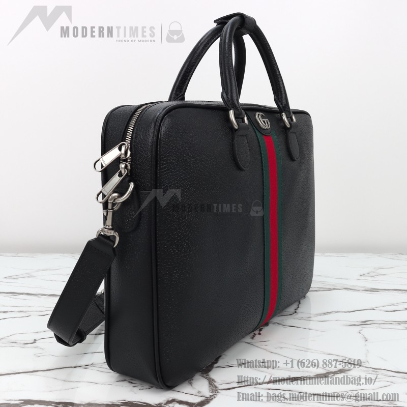 Gucci 834461 Calfskin Leather Tote Bag