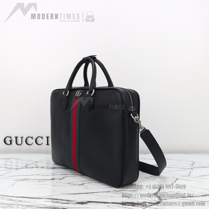 Gucci 834461 Calfskin Leather Tote Bag