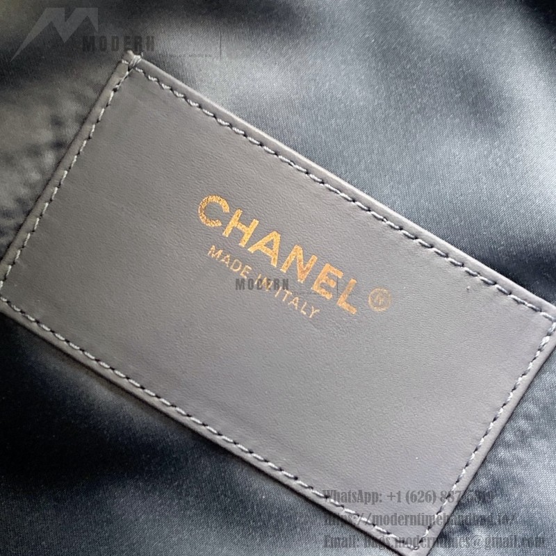 Chanel 25K Drawstring Bucket Bag AS5311 Brown Blue Green Suede