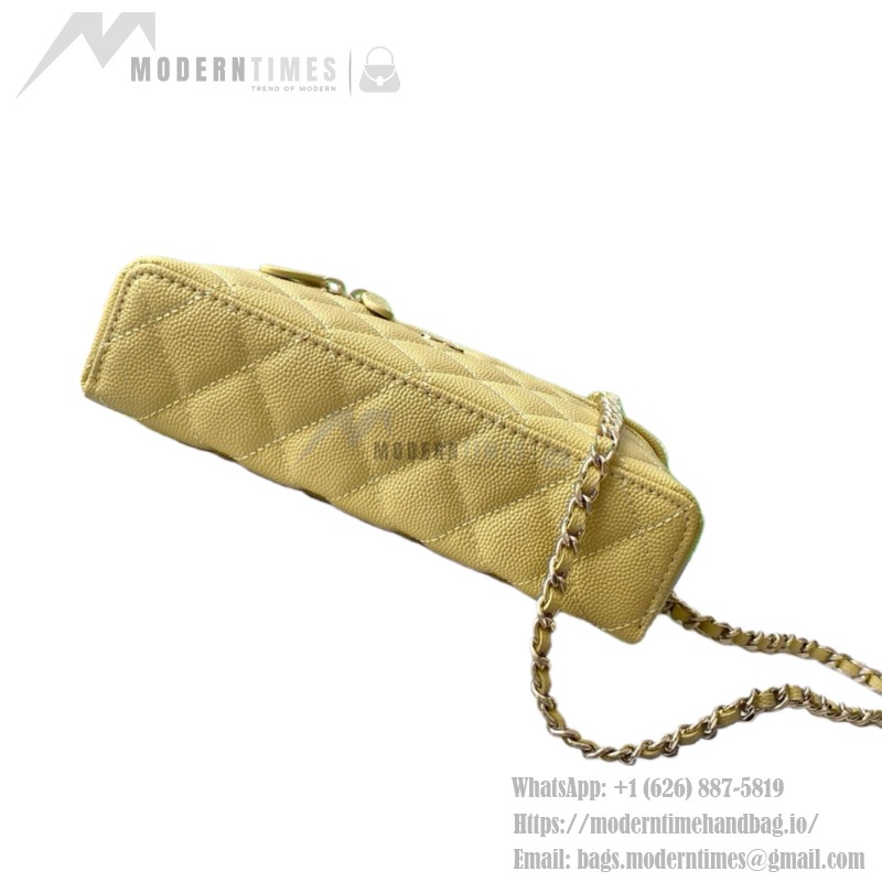Chanel 25BLP Handle Box Bag Caviar Calfskin Black Gold Hardware