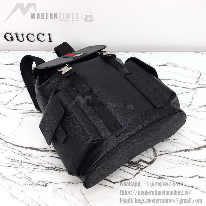 Gucci 839110 Leather Tote Bag Brown Replica