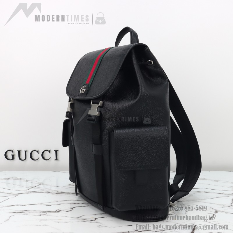 Gucci 839110 Leather Tote Bag Brown Replica