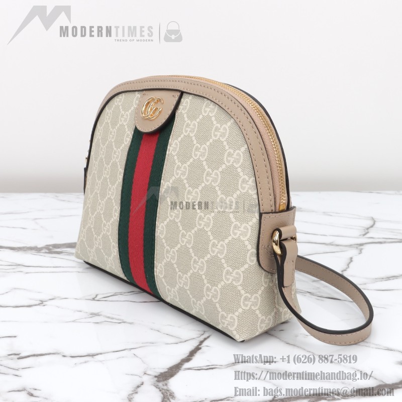 Gucci 499621 Cream Oat Leather Shoulder Bag Replica