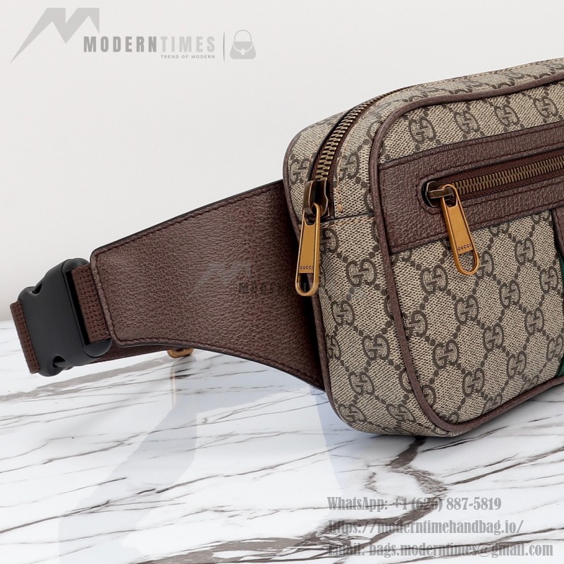 Gucci 574796 Beige Brown Leather Shoulder Bag Replica