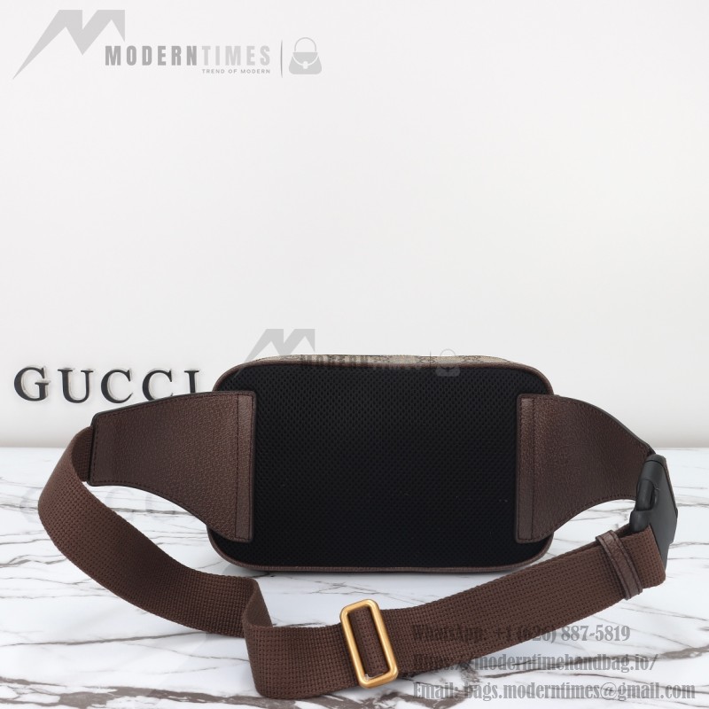 Gucci 574796 Beige Brown Leather Shoulder Bag Replica