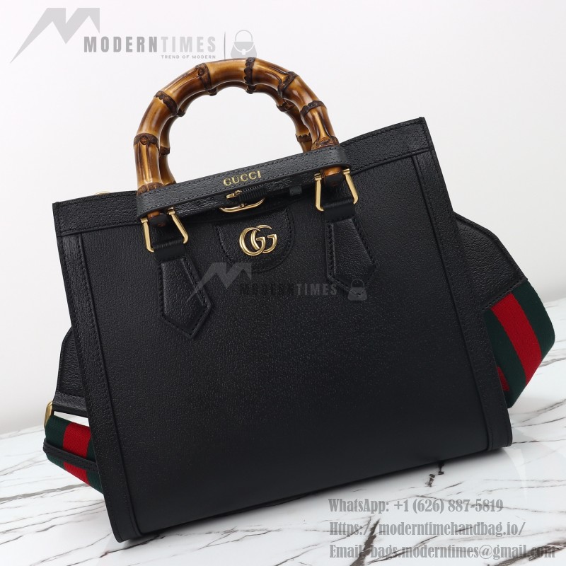 Gucci 702721 Black Leather Bag with Dust Bag
