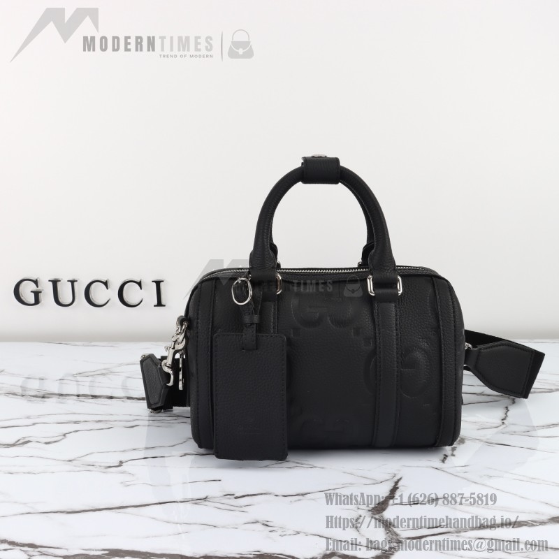 GUCCI 725292 Crushed GG Leather Handbag with Original Dust Bag