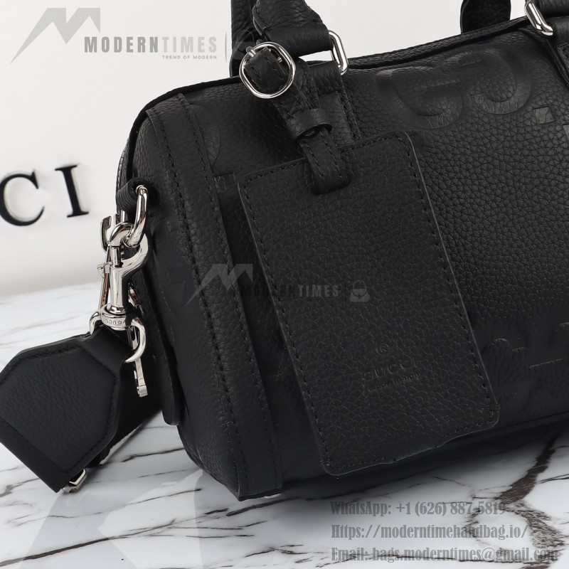 GUCCI 725292 Crushed GG Leather Handbag with Original Dust Bag