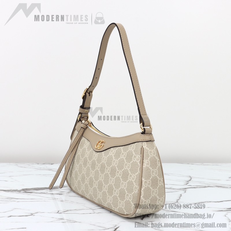 Gucci GG Canvas Shoulder Bag 735145 Beige Brown