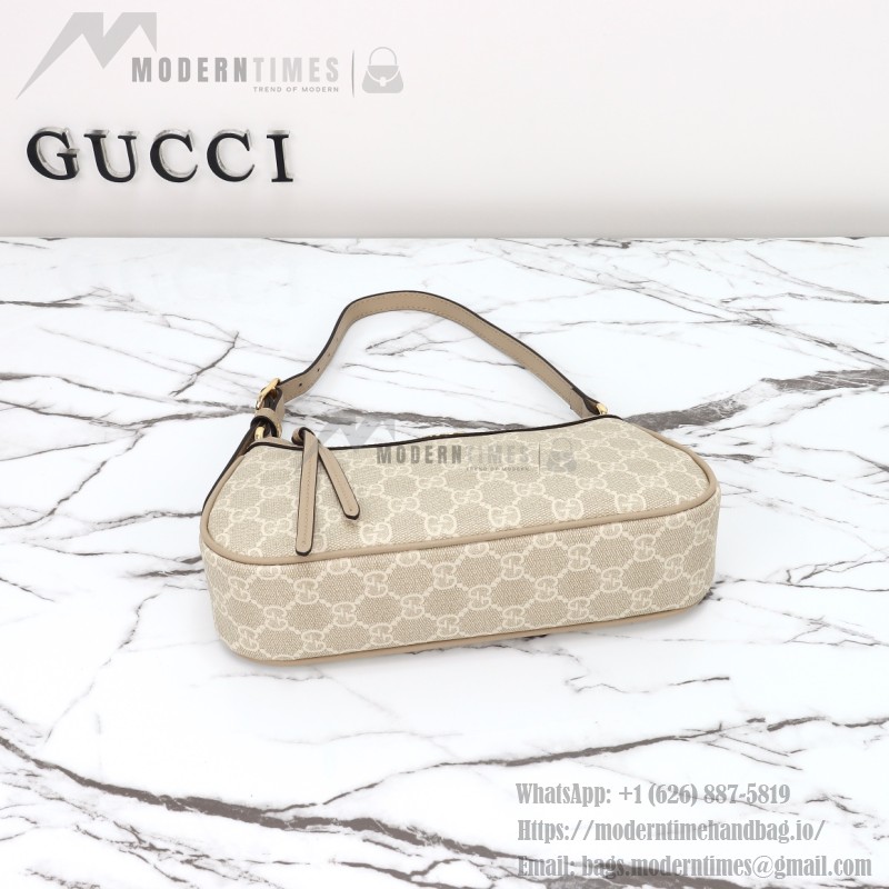 Gucci GG Canvas Shoulder Bag 735145 Beige Brown