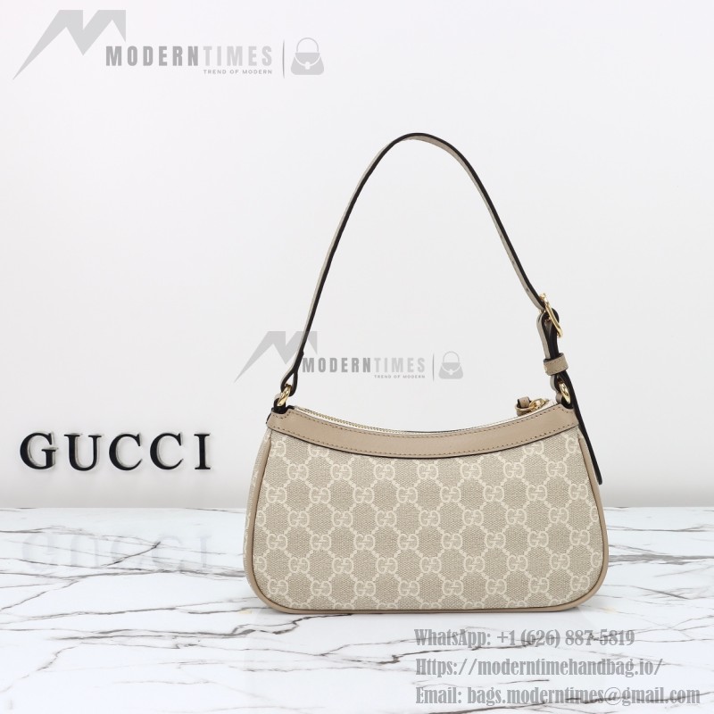 Gucci GG Canvas Shoulder Bag 735145 Beige Brown