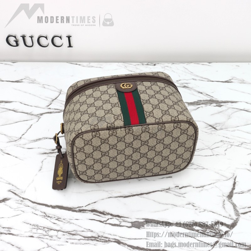 Gucci 811489 Light Brown Leather Handbag