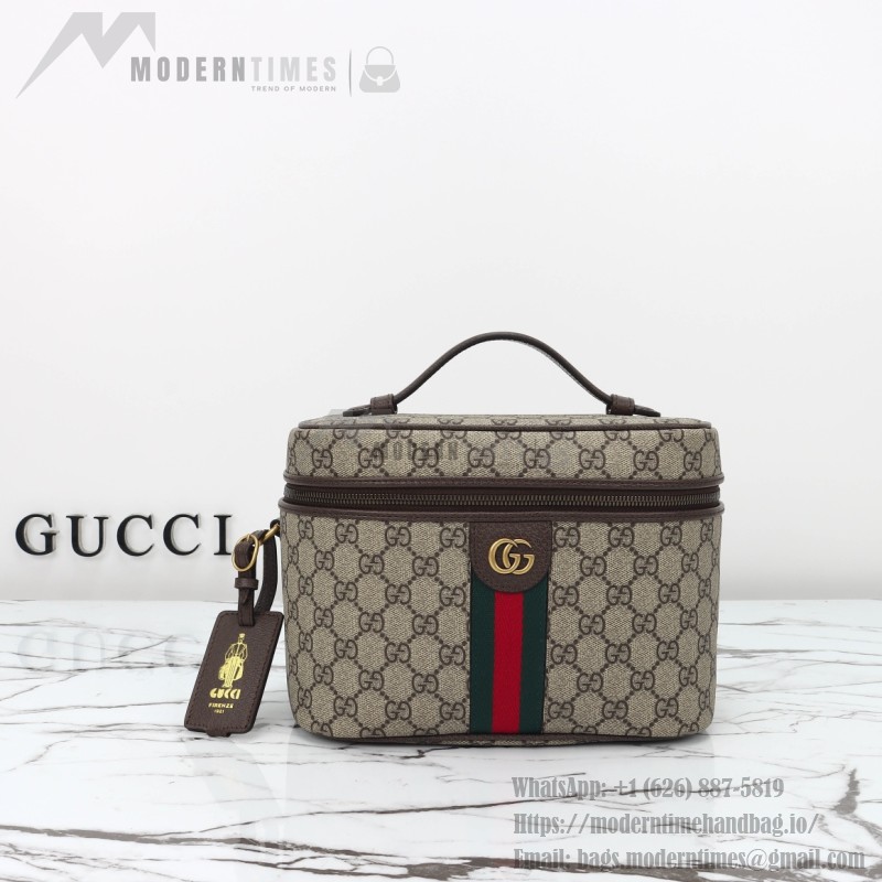 Gucci 811489 Light Brown Leather Handbag