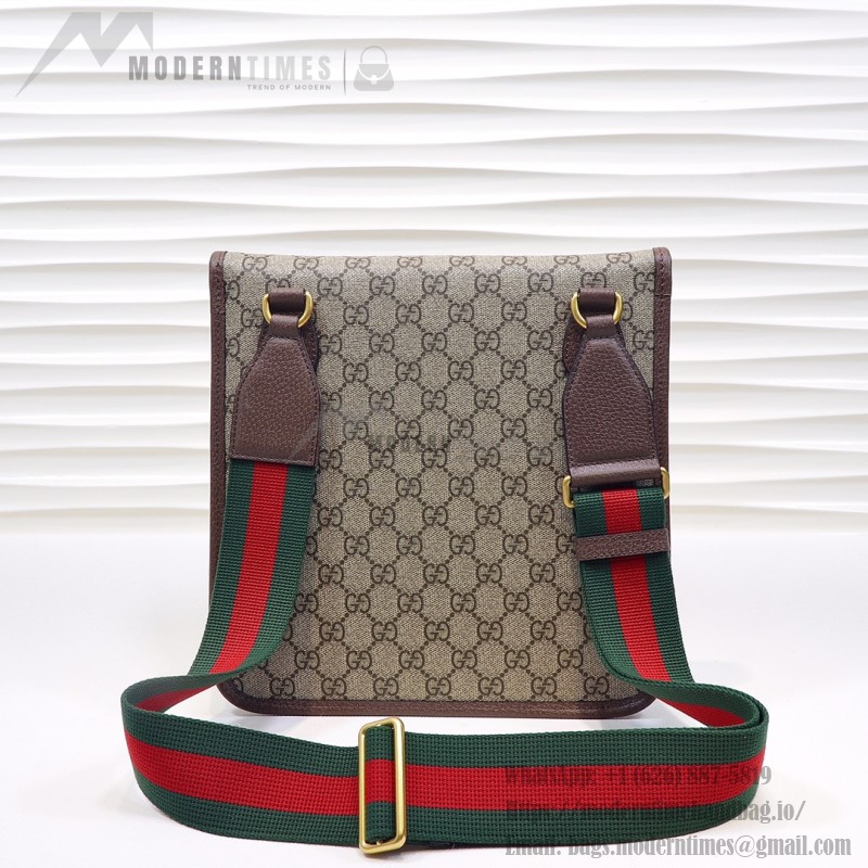 Gucci 598604 Beige Brown Leather Handbag