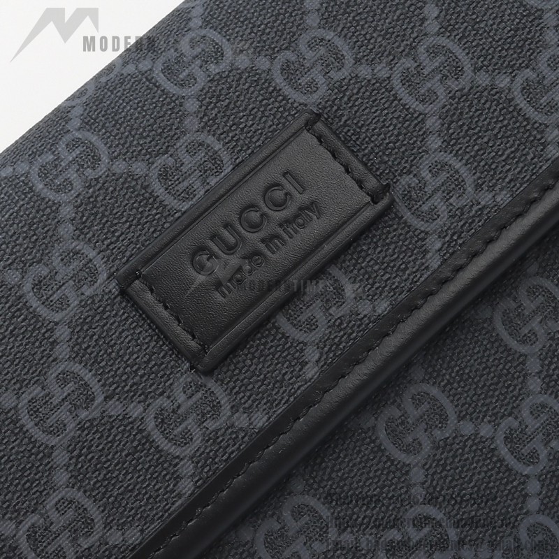 Gucci 598113 Gray Rubber Crossbody Bag Replica