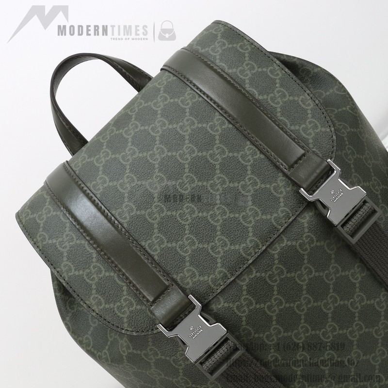 Gucci 792080 green original leather backpack