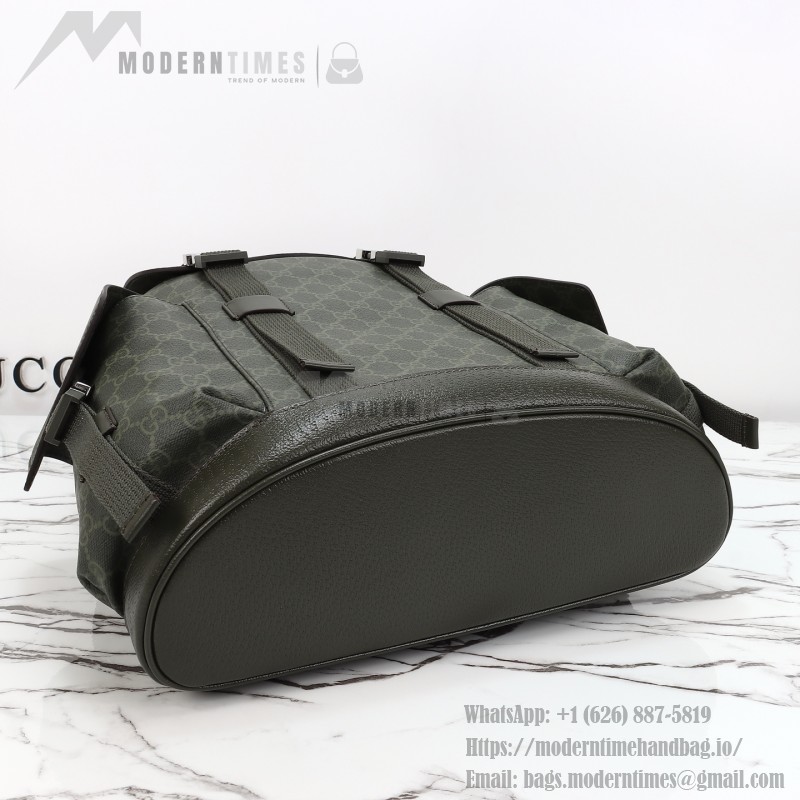 Gucci 792080 green original leather backpack