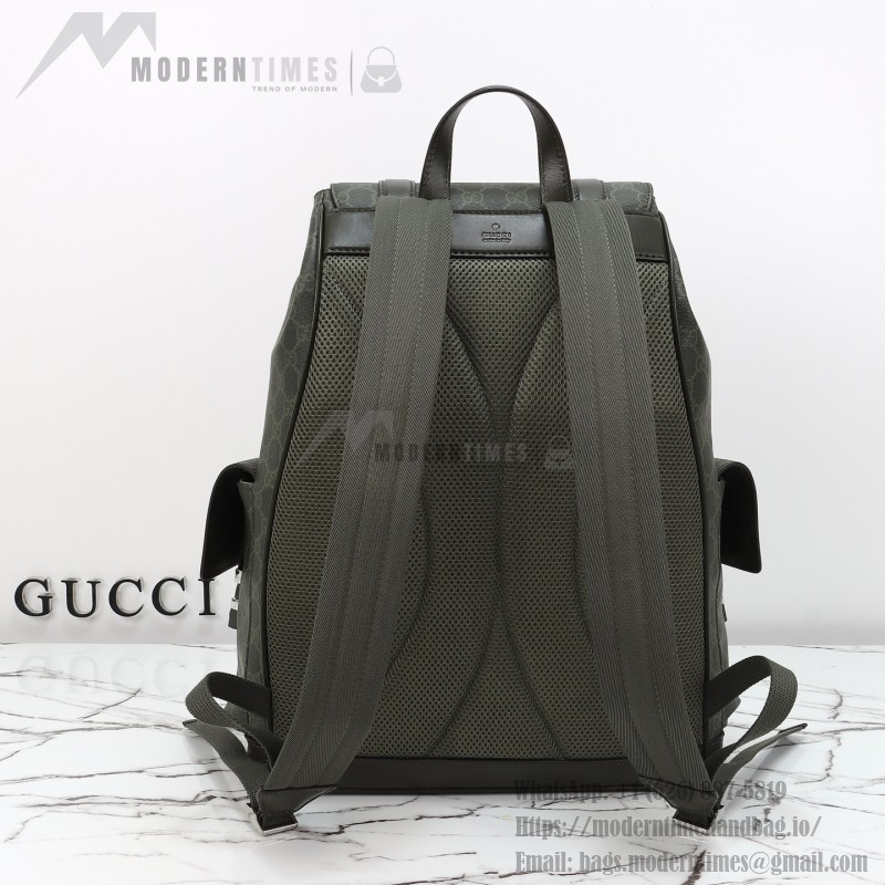 Gucci 792080 green original leather backpack