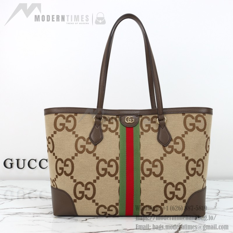 Gucci Tote Bag Replica 631685 in Blue, Beige, and Brown