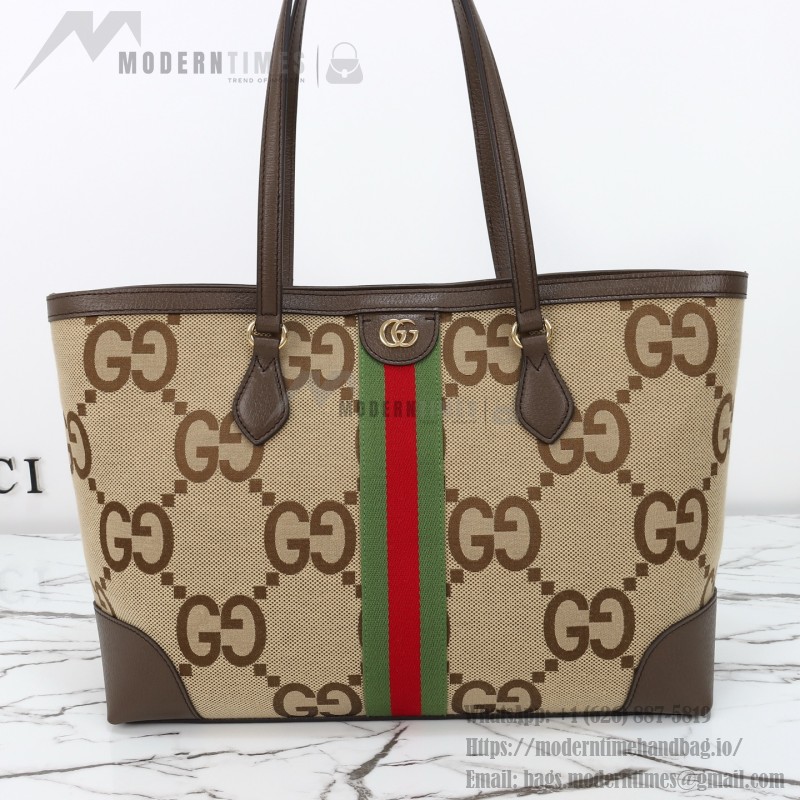 Gucci Tote Bag Replica 631685 in Blue, Beige, and Brown