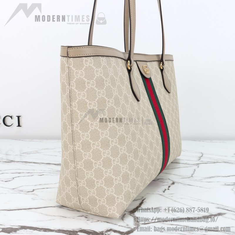 Gucci Tote Bag Replica 631685 in Blue, Beige, and Brown