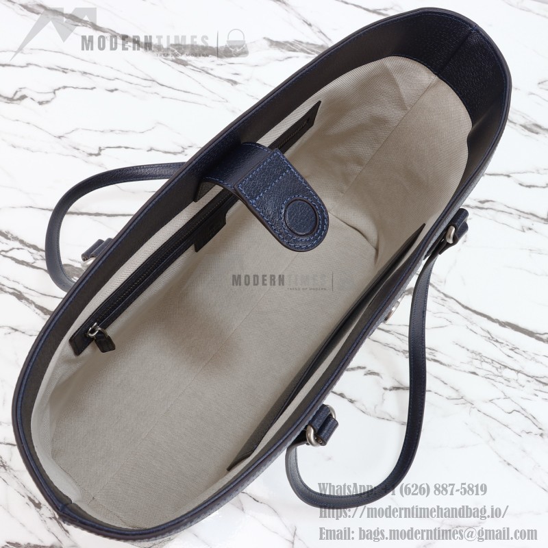 Gucci Tote Bag Replica 631685 in Blue, Beige, and Brown